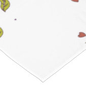 Drie verschuldigd op filiaal tafelkleed (Gekanteld)