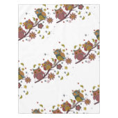 Drie verschuldigd op filiaal tafelkleed (Voorkant)