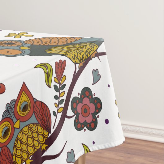 Drie verschuldigd op filiaal tafelkleed (Voorbeeld)