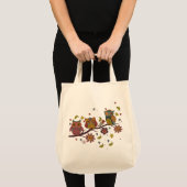 Drie verschuldigd op filiaal tote bag (Voorkant (product))