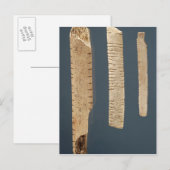 Drie versierde botten briefkaart (Voorkant / Achterkant)