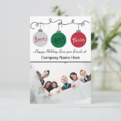 Drie versieringen - 3x5-kaart voor bedrijven kaart (Staand voorkant)