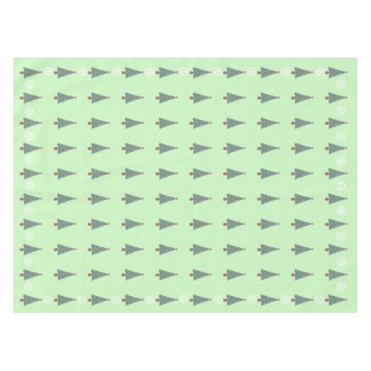 drie versieringen met rode bogen gouden bells kers tafelkleed (Voorkant (Horizontaal))