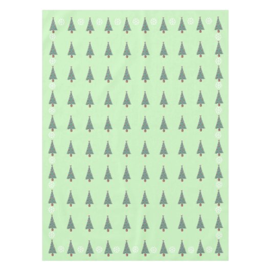 drie versieringen met rode bogen gouden bells kers tafelkleed (Voorkant)