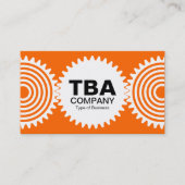 Drie versnellingen v3 - Sinaasappel FF6600 en wit Visitekaartje (Voorkant)