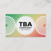 Drie versnellingen v3 - Verloopgradiënt Grn, Yellw Visitekaartje (Voorkant)