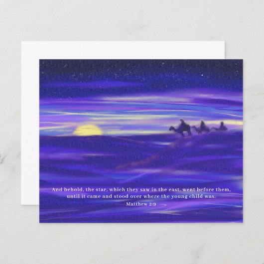 Drie verstandige mannen waterverf Gepersonaliseerd (Voorkant / Achterkant)