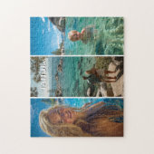 Drie Verticale Strepen Boho Foto 11x14 Legpuzzel (Verticaal)