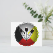 Drie Vetten Briefkaart (Staand voorkant)