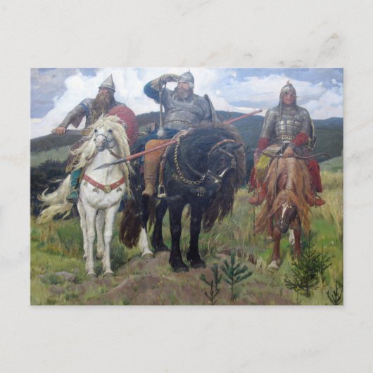 Drie Viking Scouts Briefkaart (Voorkant)