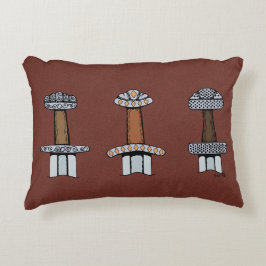 Drie Viking Sword Hilts Decoratief Kussen