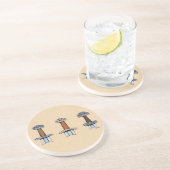 Drie Viking Sword Hilts Zandsteen Onderzetter (Zijkant)