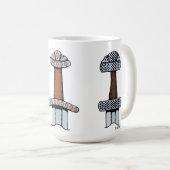Drie Viking Zwaardgrepen Koffiemok (Voorkant rechts)