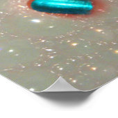 Drie vingers in het schuim poster (Hoek)