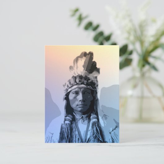 Drie Vingers - Zuid-Cheyenne Briefkaart (Staand voorkant)