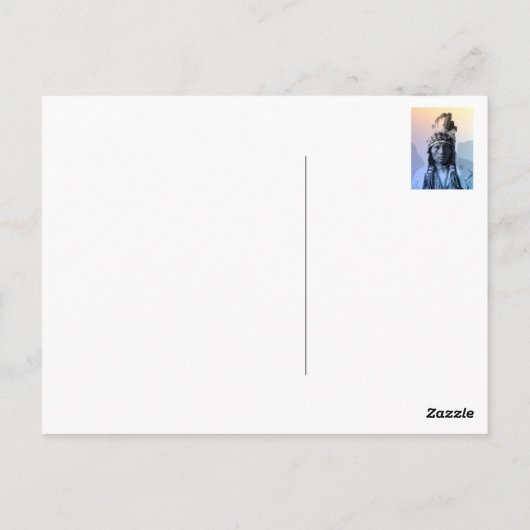 Drie Vingers - Zuid-Cheyenne Briefkaart (Achterkant)