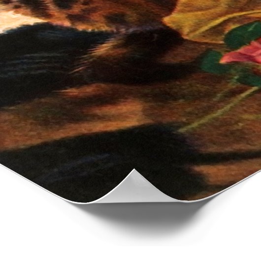 Drie Vintage Kitten Poster (Hoek)