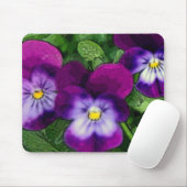 Drie Violets Mousepad Muismat (Met muis)