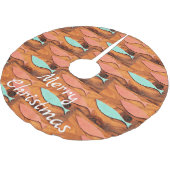 Drie vispatronen Thunder_Cove Kerstboom Rok (Gekanteld)