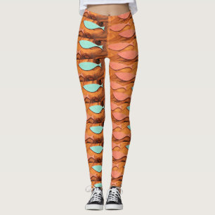 Drie vispatronen Thunder_Cove Leggings