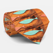 Drie vispatronen Thunder_Cove Stropdas (Opgerold)