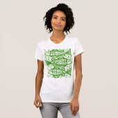 Drie vissen - Avocado Green T-shirt (Voorkant volledig)