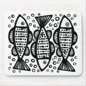 Drie Vissen Muismat (Voorkant)