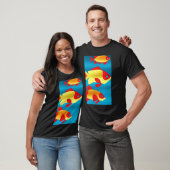 drie vissen t-shirt (Unisex)