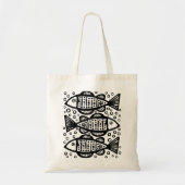Drie vissen tote bag (Voorkant)