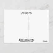 Drie Vissende boten Briefkaart (Achterkant)