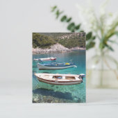 Drie Vissende boten Briefkaart (Staand voorkant)