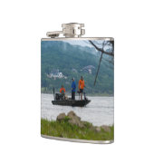 Drie vissers op tafel heupfles (Links)