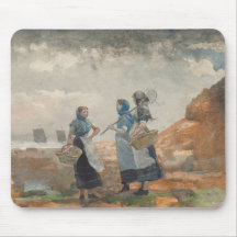 Drie vissersmeisjes (bij Tynemouth, Northumberland