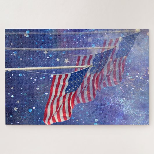 Drie vlaggen Puzzle Legpuzzel (Horizontaal)