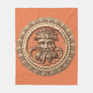 drie vlakken afdrukken fleece deken