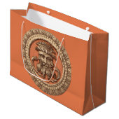 drie vlakken afdrukken groot cadeauzakje (Voorkant Gekanteld)