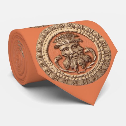 drie vlakken afdrukken stropdas (Opgerold)