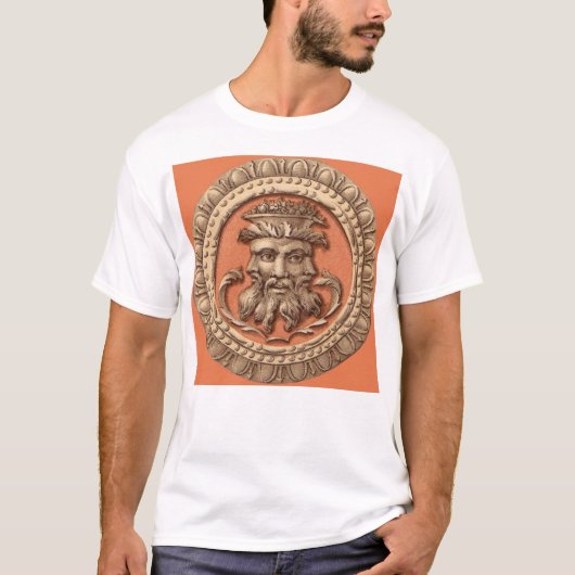 drie vlakken afdrukken t-shirt (Voorkant)
