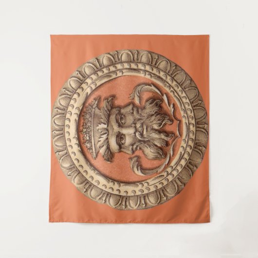 drie vlakken afdrukken wandkleed (Voorkant)