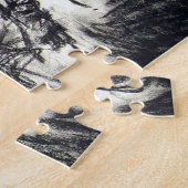 Drie vlakken van de Emotion Charcoal Drawing Legpuzzel (Zijkant)