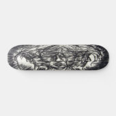 Drie vlakken van de Emotion Charcoal Drawing Persoonlijk Skateboard (Horizontaal)