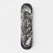 Drie vlakken van de Emotion Charcoal Drawing Persoonlijk Skateboard (Voorkant)