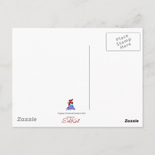 Drie vlamingen briefkaart (Achterkant)