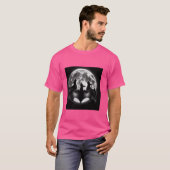 Drie vleermuizen huilen bij het Moon Shirt Funny T (Voorkant volledig)