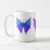 Drie vlinders koffiemok (Links)
