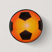 Drie Voetbalballen Ronde Button 3,2 Cm (Voorkant)