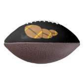 Drie voetballen american football (Gedraaid 270)