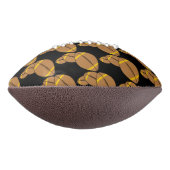 Drie voetballen american football (Gedraaid 90)