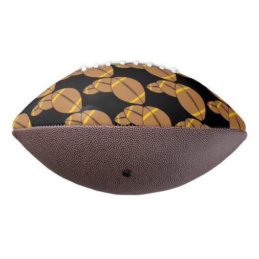 Drie voetballen american football (Gedraaid 270)