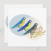 Drie vogels (Voorkant / Achterkant)